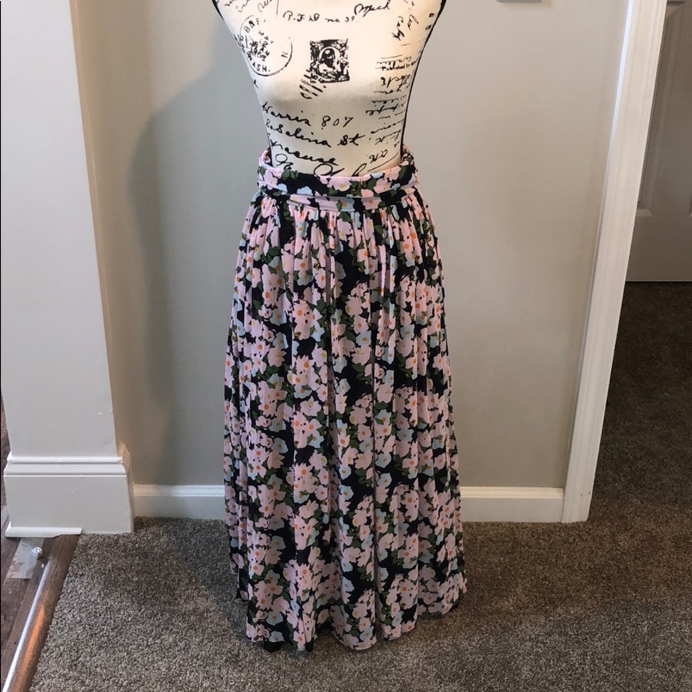 NWT J. Crew Chiffon Maxi Skirt - Picture 2 of 10